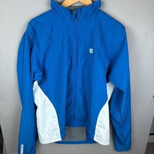 Pearl Izumi Zephrr Jacket Mens XL Cycling Full Zip Packable Blue